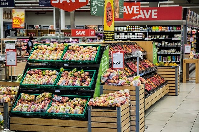 oddělení supermarketu